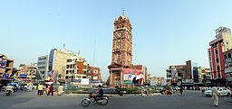Clocktower Faisalabad, Panorama.jpg