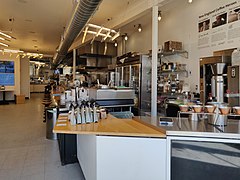 Interior of Inman Square location