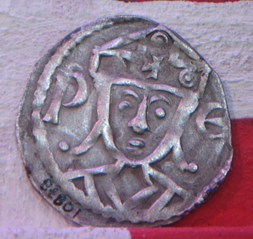 Coin minted for King Valdemar II, Lund University History Museum