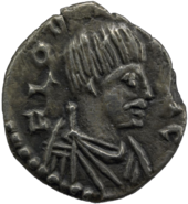 Odoacer, the first King of Italy Coin of Odoacer at the British Museum (obverse).png