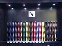 Colorful Nestlé Nescafé cans