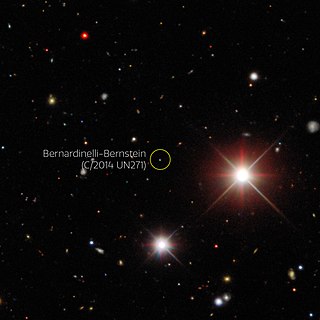 <span class="nowrap">C/2014 UN<sub>271</sub></span> (Bernardinelli-Bernstein) Largest known Oort cloud comet