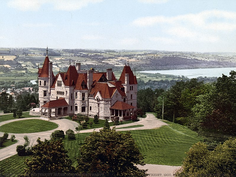 File:Cornell - Chi Psi Fraternity House (1900).jpg