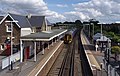 2013-09-06 14:54 First Great Western 158955 departs Cosham.