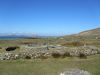 <span class="mw-page-title-main">Caherdorgan North</span> Stone ringfort and medieval house in Dingle Peninsula County Kerry