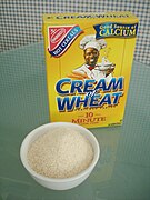 A box or carton of Cream of Wheat cereal
