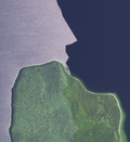 Cropped aerial view showing northern St. Martin Island in Fairbanks Township, Delta County, Michigan 2020.png