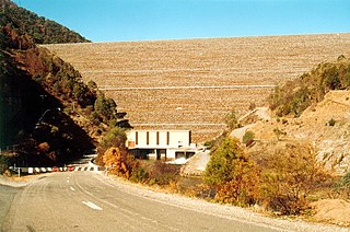 Dartmouth Dam reservoir in Australia