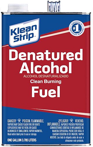 <span class="mw-page-title-main">Denatured alcohol</span> Ethanol with additives to discourage recreational consumption