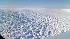 Imagine a ghețarului Denman