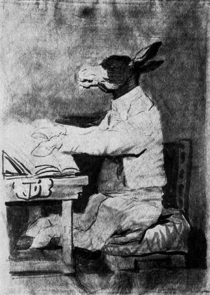 File:Dibujo preparatorio 1 Capricho 39 Goya.jpg