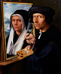 Jacob Cornelisz Painting a Portrait of His Wife