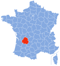 Dordogne sur la carte