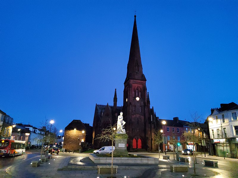 File:Dumfries Downtown early Morning.jpg