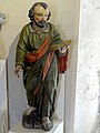 Duvy (60), église Saint-Pierre, statue de saint Pierre, XVIe s..JPG