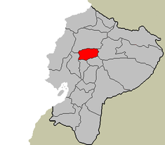 Letak Provinsi Cotopaxi di Ekuador