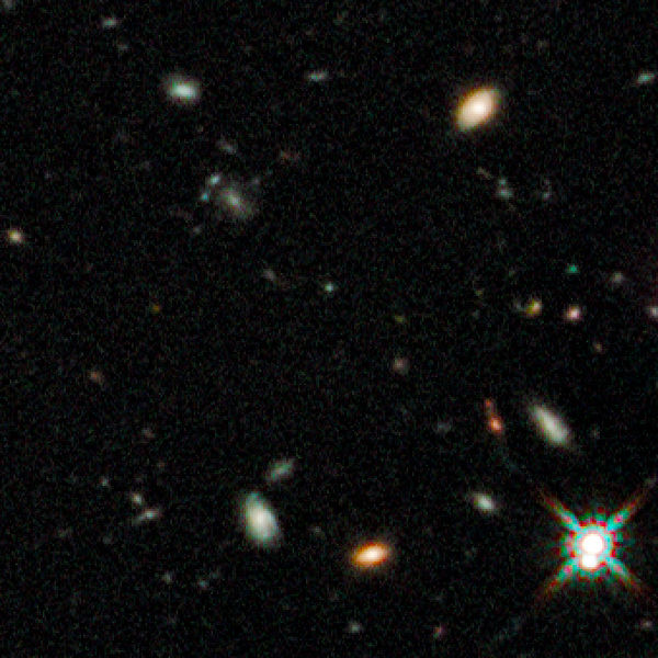 File:Early galaxies in Hubble Ultra Deep Field 2009 (WFC3-IR, close-up 1).jpg