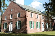 The old town site of Ebenezer, Georgia, US. The old town site and the church are on the National Register of Historic Sites This is an image of a place or building that is listed on the National Register of Historic Places in the United States of America. Its reference number is 74000674.