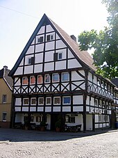 Eckmaenneken-Haus, erbaut 1471, Warburg