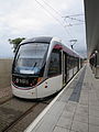 Looking south along the east platform