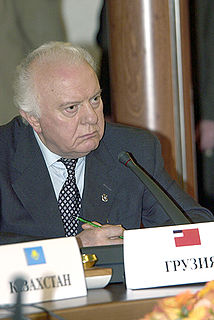 Eduard Shevardnadze Georgian politician and diplomat (1928–2014)