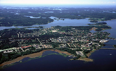 Ekenäs from the air