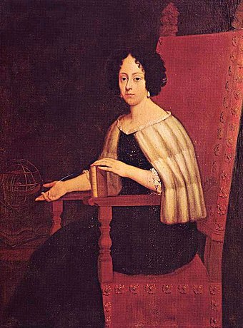 A painting of Elena Cornaro Piscopia, the first female laureate and woman to receive a PhD in the world