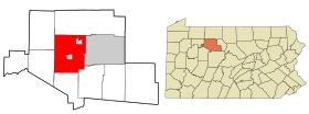 Posizione di Ridgway Township