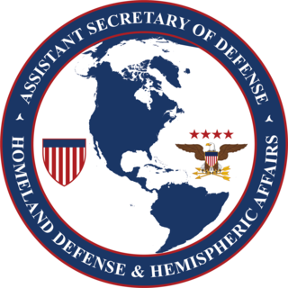 <span class="mw-page-title-main">Assistant Secretary of Defense for Homeland Defense and Hemispheric Affairs</span> United States government position