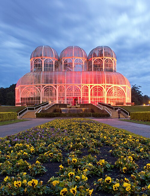 Image: Estufa principal do Jardim Botânico de Curitiba 02 (cropped)