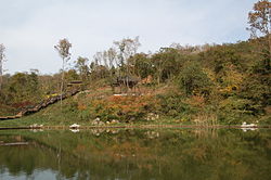 Maple Hill Lake, located within the area