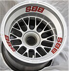 Forged magnesium Formula One racing wheel by BBS.