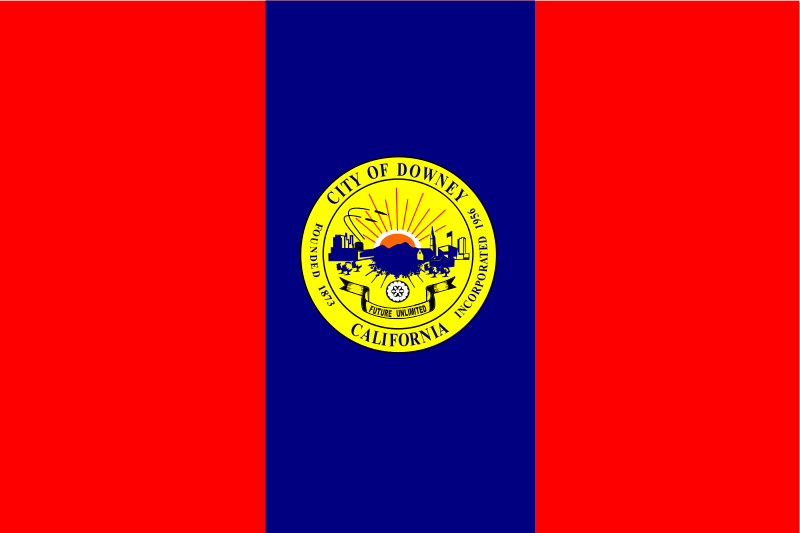 File:Flag of Downey, California.svg