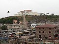 Gezicht op Coenraadsburg vanuit Elmina