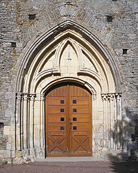 La porte de l'église