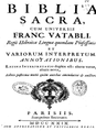 François Vatable (1495-1547) Biblia Sacra.png