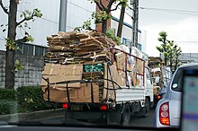 Used boxes bundled for recycling Full of cardboard. (296485291).jpg