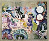 Robert Delaunay, 1906, Carousel of Pigs (Manège de cochons), óleo sobre tela, 113,7 × 130,8 cm, Museu Solomon R. Guggenheim