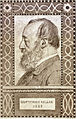 Naslovnica za deveti del kellerjevih Zbranih del, avtor: Arnold Böcklin, 1889