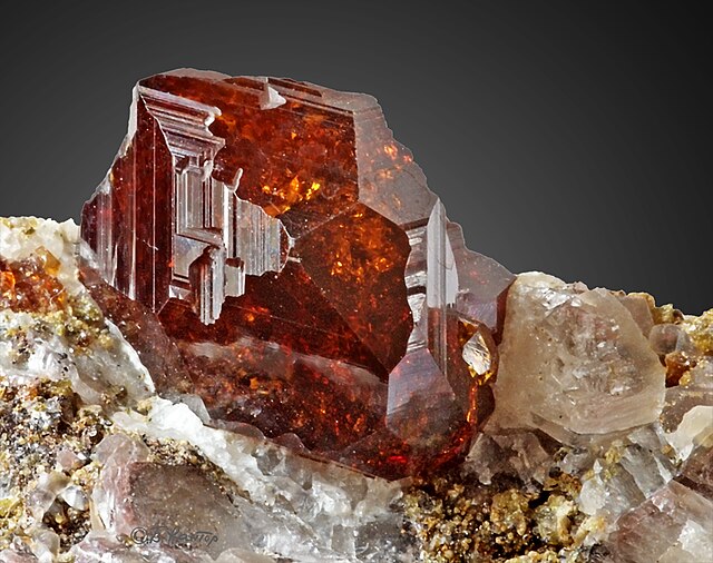 Raw Garnet Crystals  Natural Red Crystals