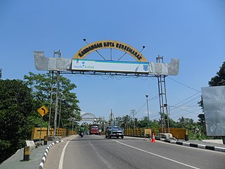 Kandangan Town in South Kalimantan, Indonesia