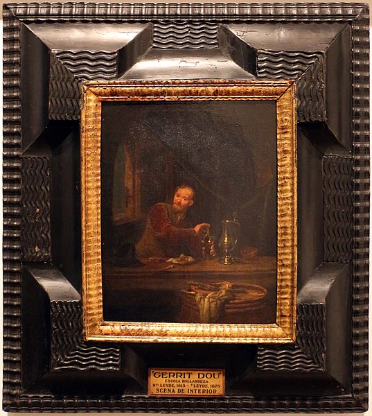 File:Gerrit dou, scena d'interno con un uomo, 1650 ca.jpg