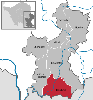 Gersheim Municipality in Saarland, Germany