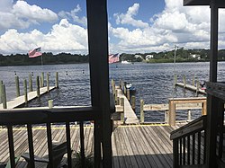 Vista de un río en Gibsonton