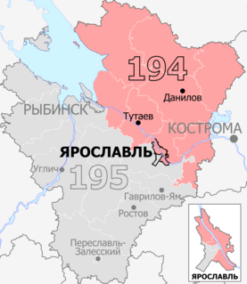 Yaroslavl constituency Russian Legislative constituency in Yaroslavl Oblast