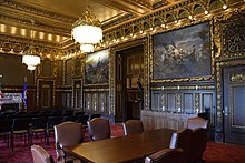 Governor's Reception Room showing Pyle's and Volk's paintings Governor's Reception Room-01.jpg