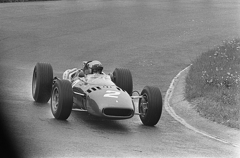 File:Grand Prix Zandvoort , training, Lorenzo Bandini met Ferrari, Bestanddeelnr 919-3822.jpg