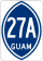 Guam Highway 27A marker