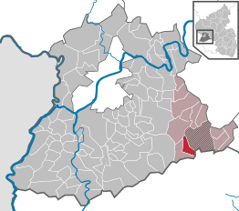 Kaart van Gusenburg