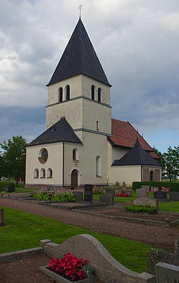 Hångsdala kyrka i juli 2011.